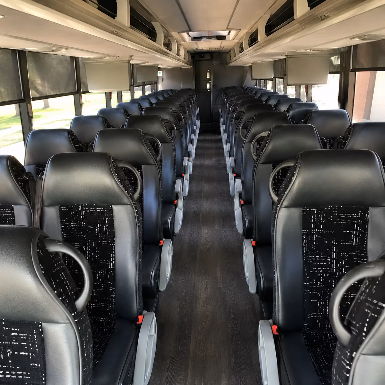 coon rapids charter bus rental inside