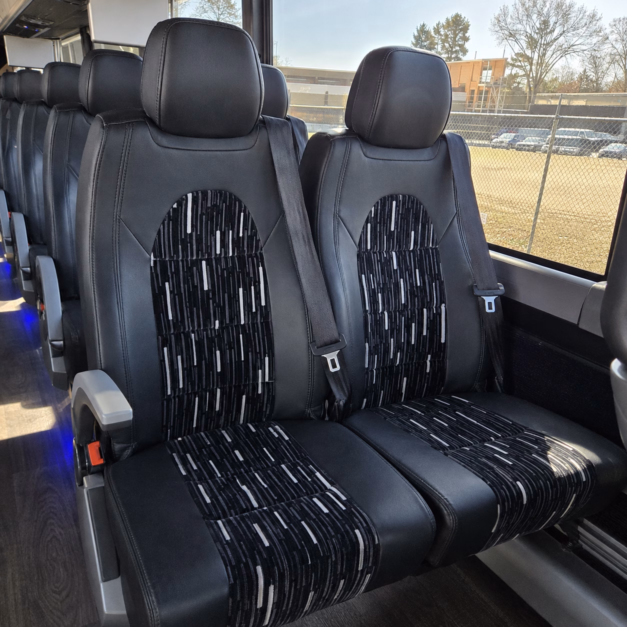 maple grove charter bus interior gallery