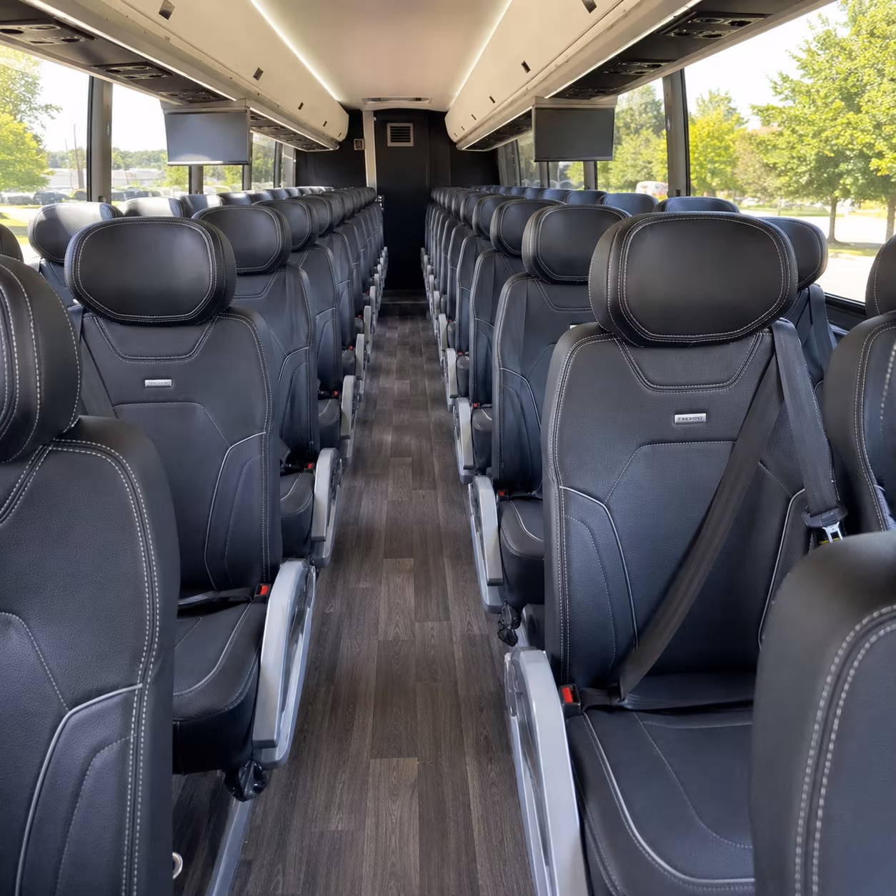 woodbury charter bus interior