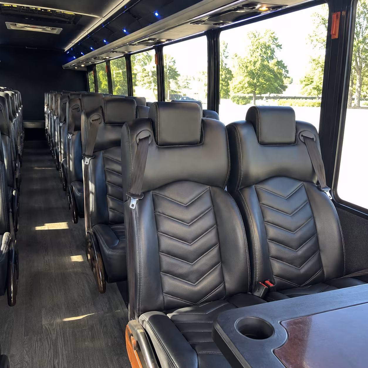 woodbury long distance transportation onboard seating