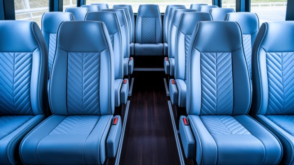 15 passenger minibus interior