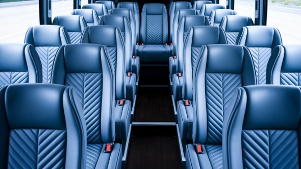 18 passenger minibus interior