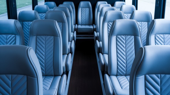 28 passenger minibus interior