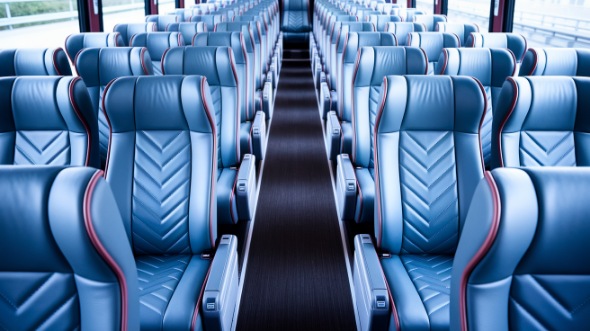 50 passenger charter bus interior
