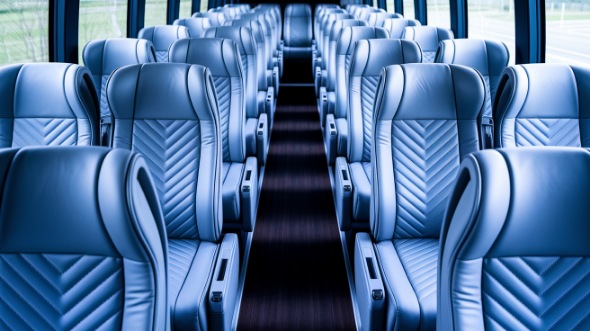 55 passenger charter bus interior