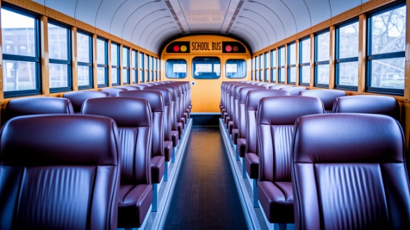 school bus rental inside