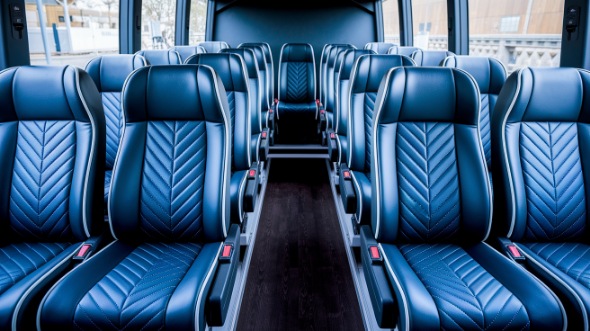woodbury 15 passenger minibus inside